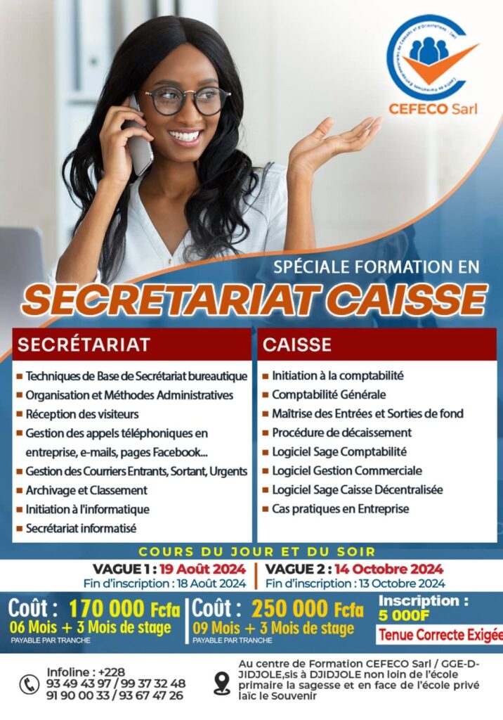 Secrétariat Caisse