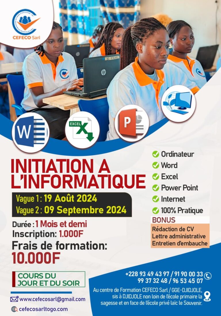 Initiation à l'informatique