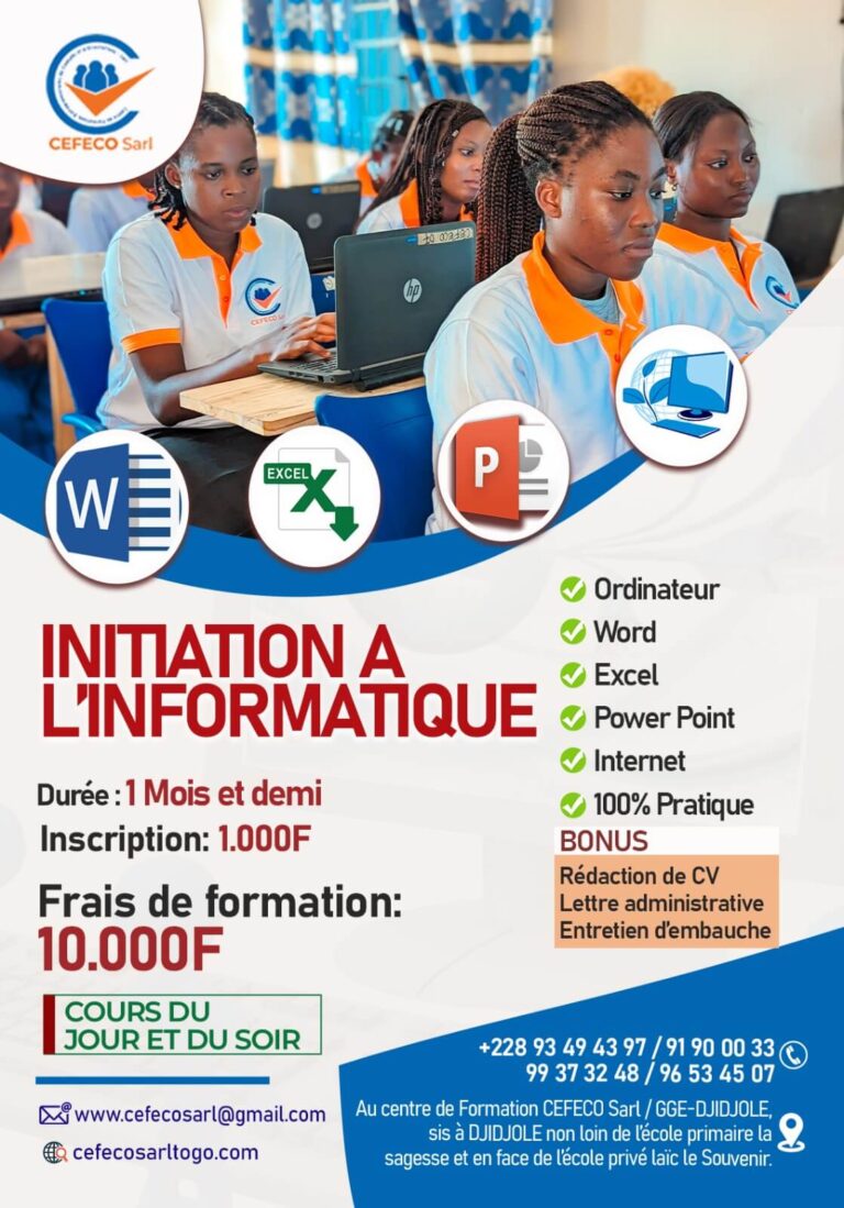 Initiation à l'informatique