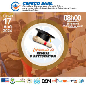 CEFECO Sarl Remise-Attestation