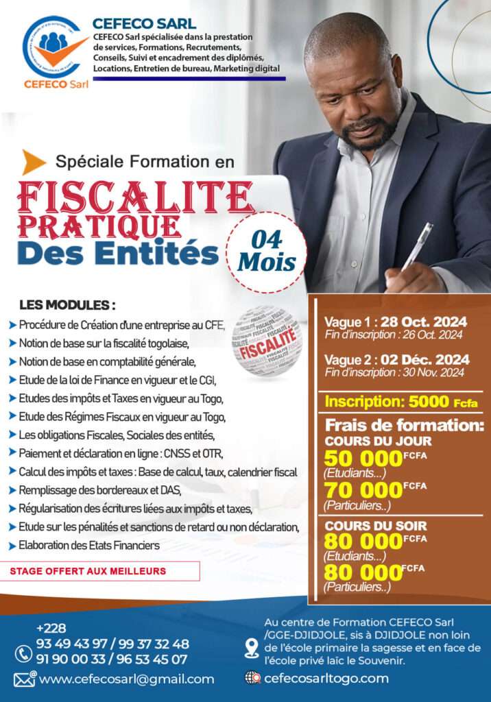 Formation Fiscalité