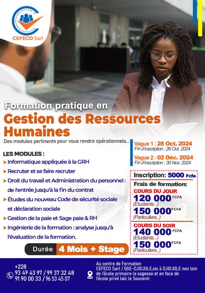 Formation gestion des ressources humaines