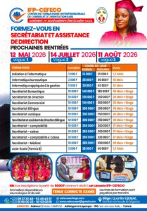 Cefeco sarl Formation Secrétariat et assistance de direction